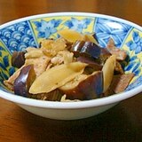 茄子と豚肉の生姜炒め